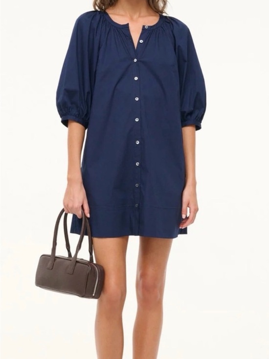 STAUD Dresses & Skirts - Staud Vincent Mini Dress in Navy XS